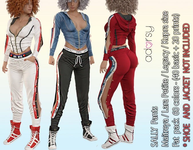 adorsy - Sally Pants Fatpack - Maitreya/Legacy/Kupra