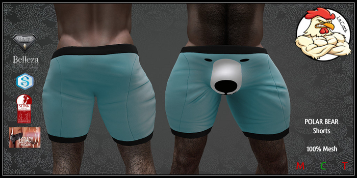LeCock - POLAR BEAR Shorts