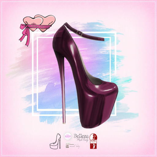 .Princess Stuff. [The Ultimative Heels] Deep Plum_add