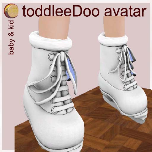 TODDLEEDOO KID White Ice Skates 