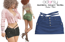 adorsy - Jackie Skirt Blue - Maitreya/Legacy/Kupra