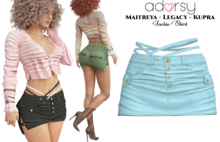 adorsy - Jackie Skirt Light Blue - Maitreya/Legacy/Kupra