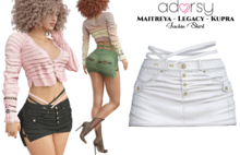 adorsy - Jackie Skirt White - Maitreya/Legacy/Kupra