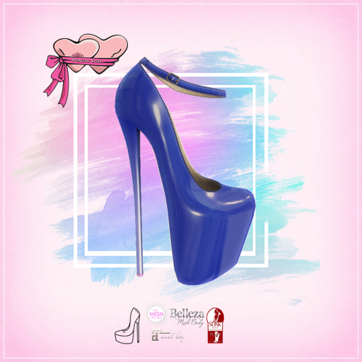 .Princess Stuff. [The Ultimative Heels] Rubber Blue_add