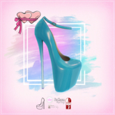 .Princess Stuff. [The Ultimative Heels] Rubber Aqua_add