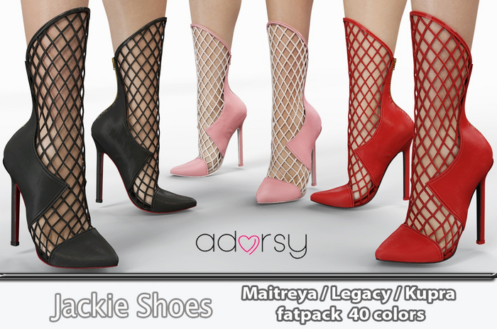 adorsy - Jackie Heels Fatpack - Maitreya/Legacy/Kupra
