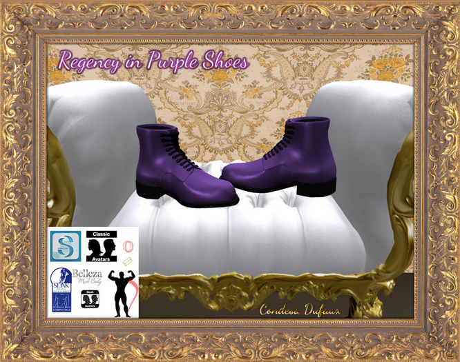 Regency Purple Shoes (Wear)