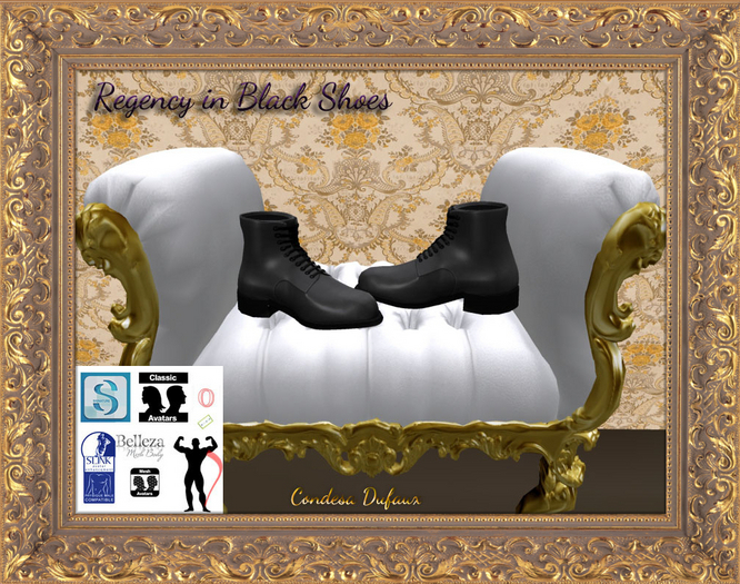 Regency Black Shoes (Wear)