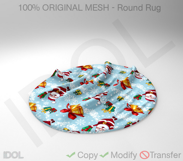 Christmas Rug Decor