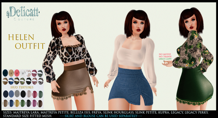 #PROMO#Delicatt Couture - Hellen Outfit