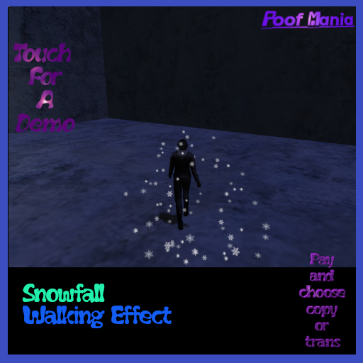 Snowfall Walking Effect