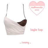 mellowcute-layla top-ivory