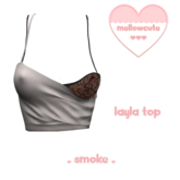 mellowcute-layla top-smoke