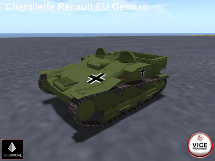 Chenillette Renault UE German