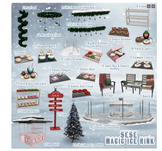 16.Sese - Magic Ice Rink - Donuts Red Cream