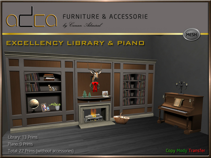 .::ADCA::ExseLans Library&Piano Set