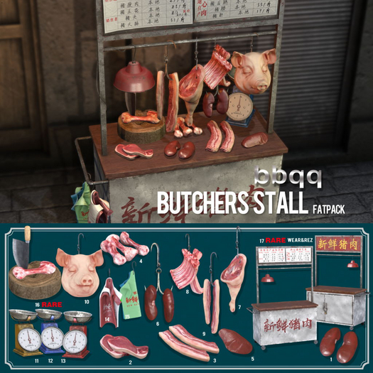 *bbqq*-Butchers Stall Fatpack