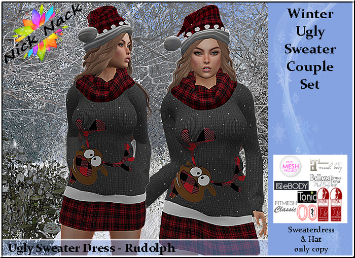 NN_Ugly Sweaterdress Rudolph