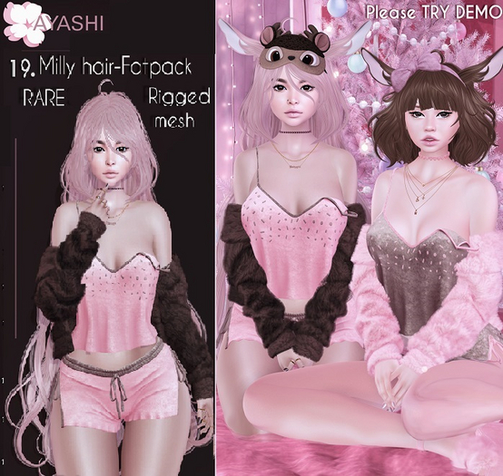 19. Ayashi - Milli hair-Fatpack RARE