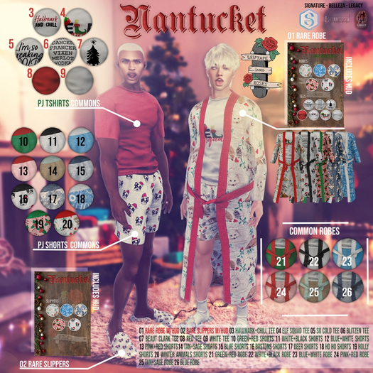 02. G+R - Nantucket - Slippers w/Hud RARE (All Sizes)