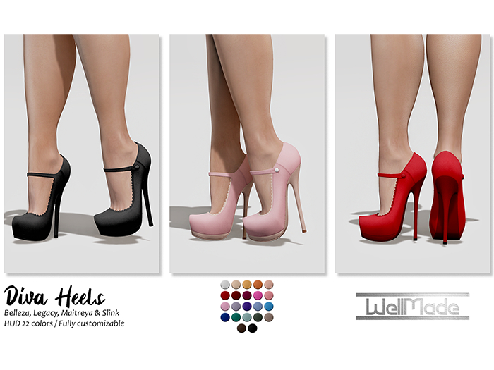 [WellMade] Diva Heels