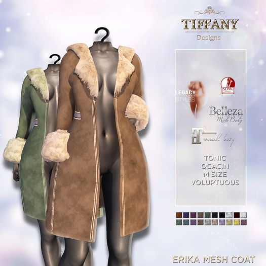 ::TD:: Erika Coat {Mesh}