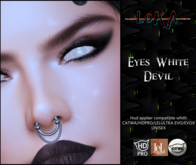 :LOKA: Eyes White DEVIL (Unisex)