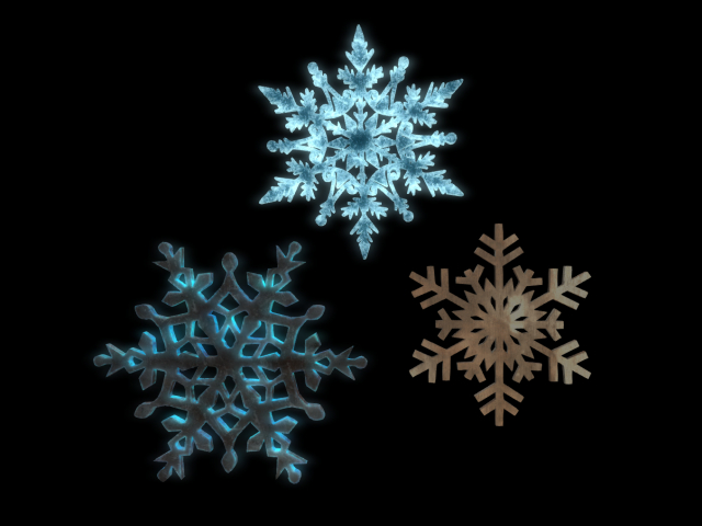 Snow Flakes Deco 2
