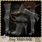 high boots grey SSSNAKE