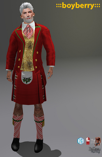 boyberry Christmas Kilt 01
