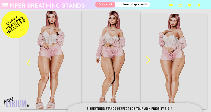 Lyrium. Piper Breathing Stand Set
