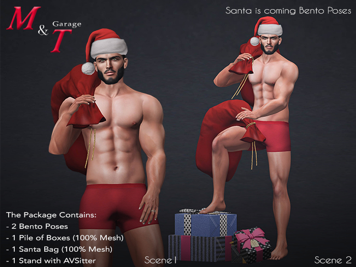 M&T Santa is coming Bento Poses - Christmas Poses