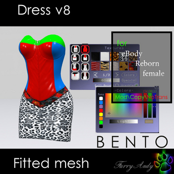 Second Life Marketplace - Furry Andy - Dress v8 for eBody Reborn