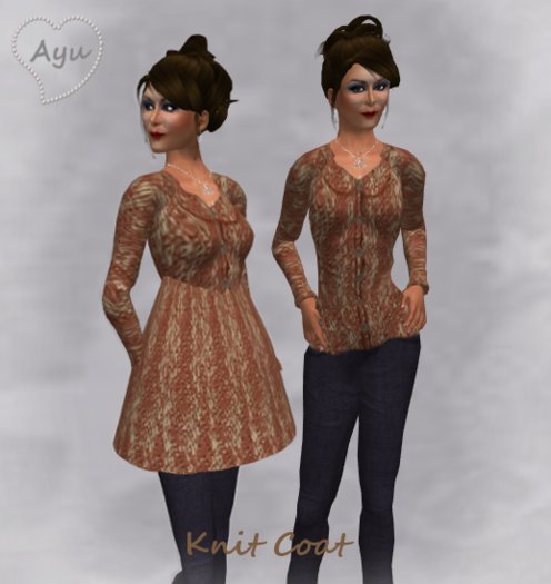AYU Hazel Knit Coat Outfit