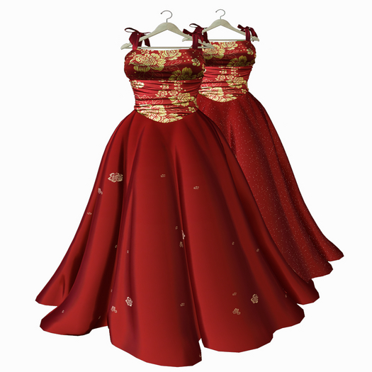 Snowpaws - Olivia Gown - Ruby