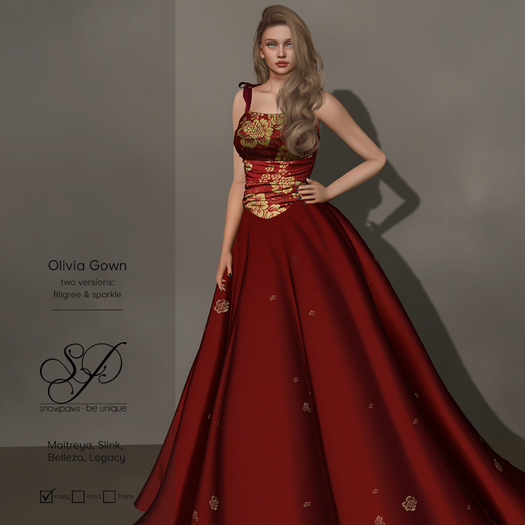Snowpaws - Olivia Gown - DEMO