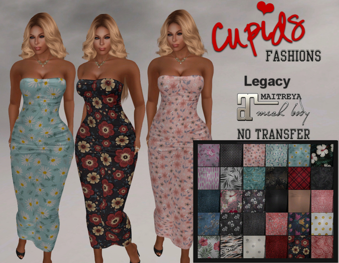 *CF* Strapless Dress Maitreya and Legacy Pack 2