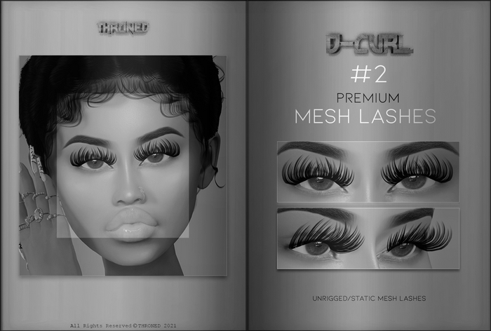 [THRONED] D-Lash Curl Lash #2 // DEMO!