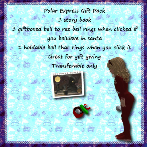 [S] North Pole Train Gift Pack