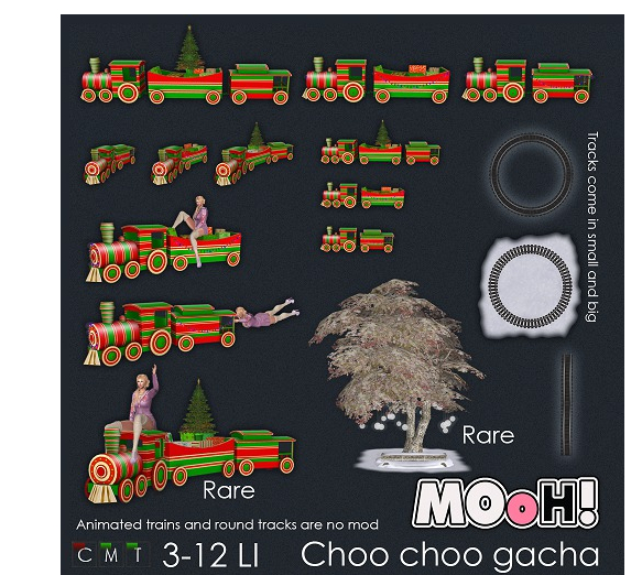 MOoH! Winter light tree 5LI RARE 