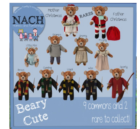 NACH Father Christmas Bear RARE