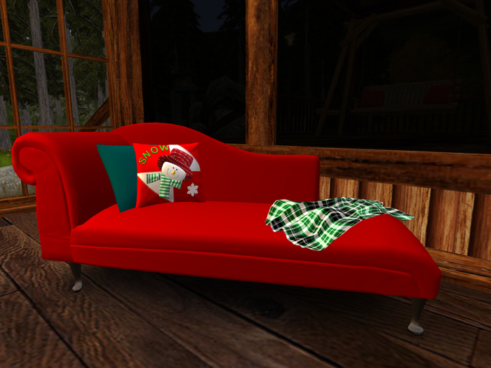 Christmas Chaise Lounge