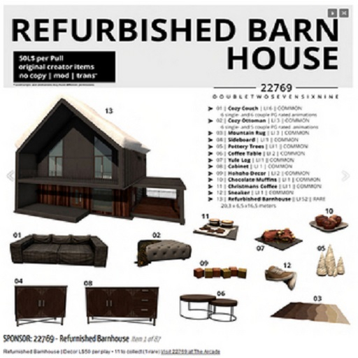 13. 22769 - Refurbished Barnhouse - RARE