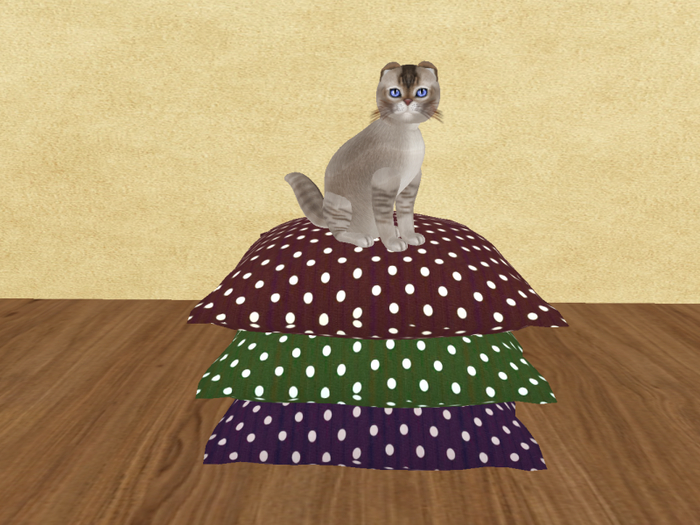 KittyCats Interactive Polka Dot Pillow Stack