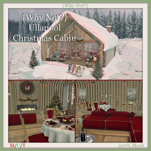 FP { Why Not ?}Ullapool Cabin Set-Boxed