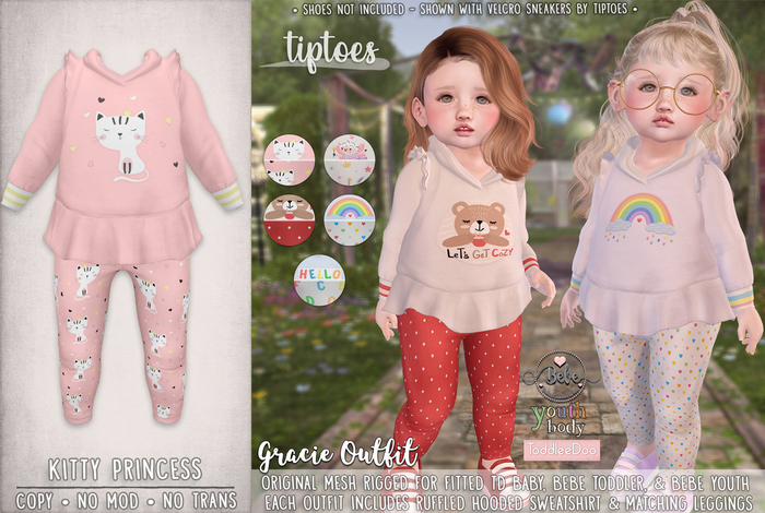 . tiptoes - Gracie Outfit - Kitty Princess