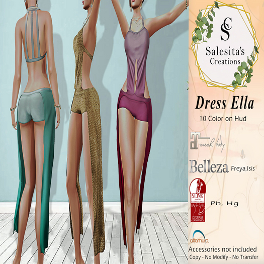 Dress Ella.*Salesita's Creations**SC* Box.