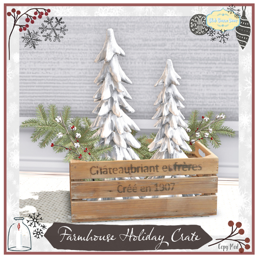 {OBD} Farmhouse Holiday Crate