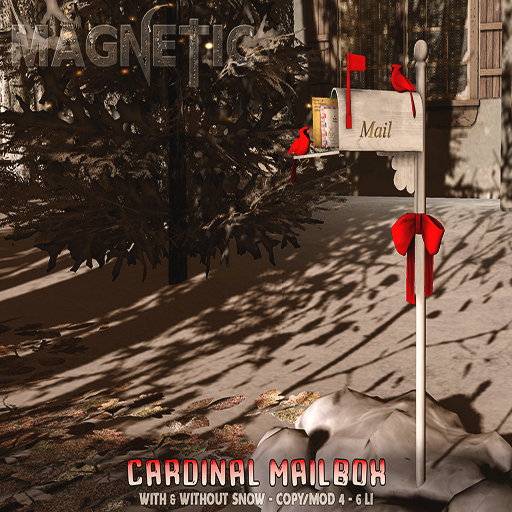 Magnetic - Cardinal Mailbox (ADD ME)