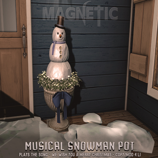 Magnetic - Musical Snowman Pot 